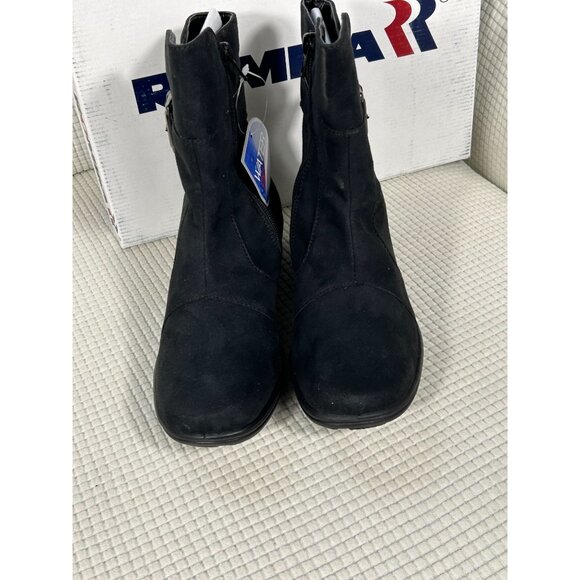 Romika Black Waterproof Fashion Boot with Zipper, Size EU 37, US 6-6.5, NWB - Picture 4 of 6